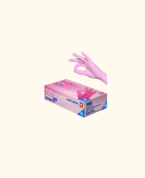 Med Comfort Nitril Handschuhe pink